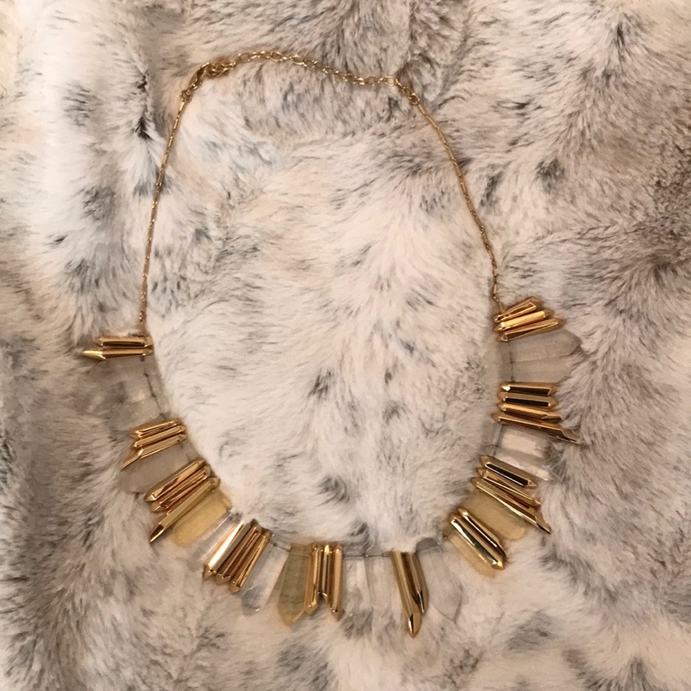 Stella and Dot Rebel Stone Statement Necklace